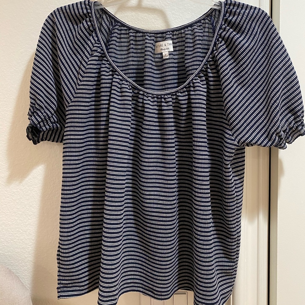 Madewell Striped Blouse